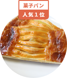 菓子パン 人気1位